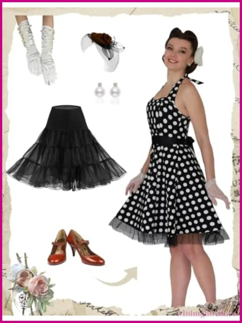 50s Petticoat Slip Crinoline Underskirt Tulle Tutu Half Slip Organza Women Dress